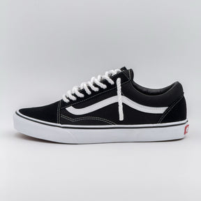 Custom Sneaker Vans Old Skool Mini Rope Laces - weiß