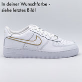 Custom Nike Air Force 1 - Nike Zeichen umrandet