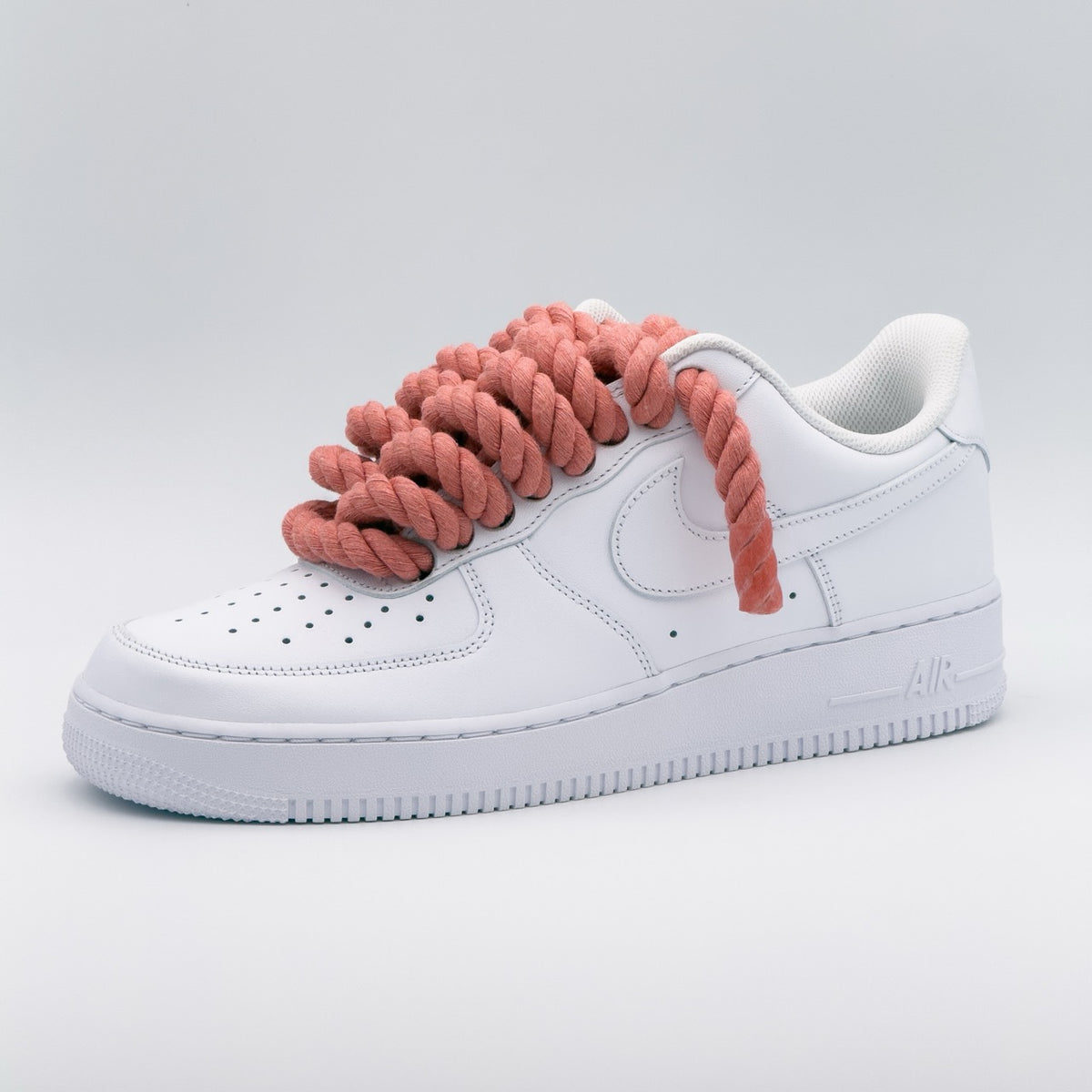 Custom Sneaker Nike Air Force 1 Rope Laces - Wildberry
