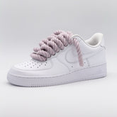 Custom Sneaker Nike Air Force 1 Rope Laces - Misty Violet