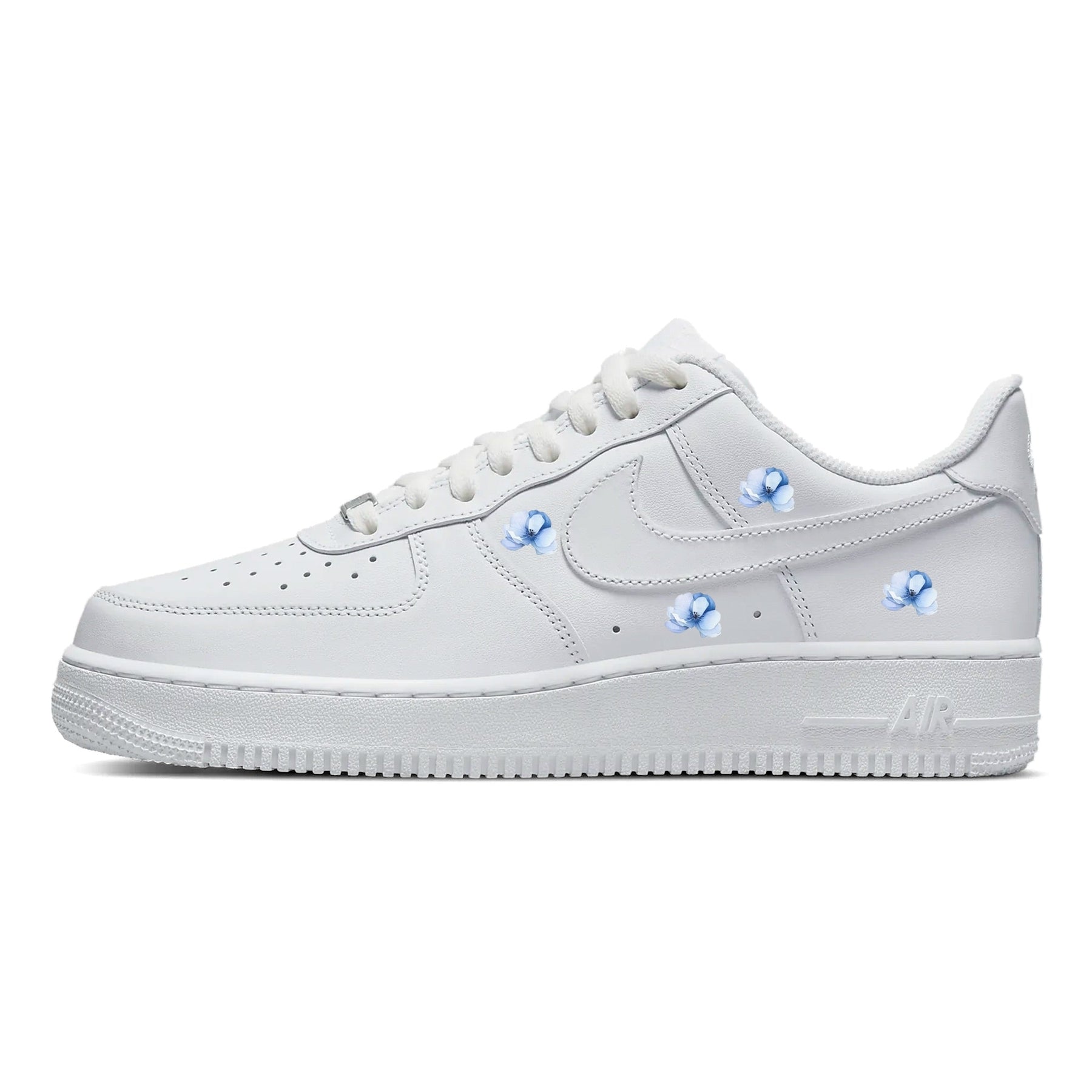 Blue White Flower 4x